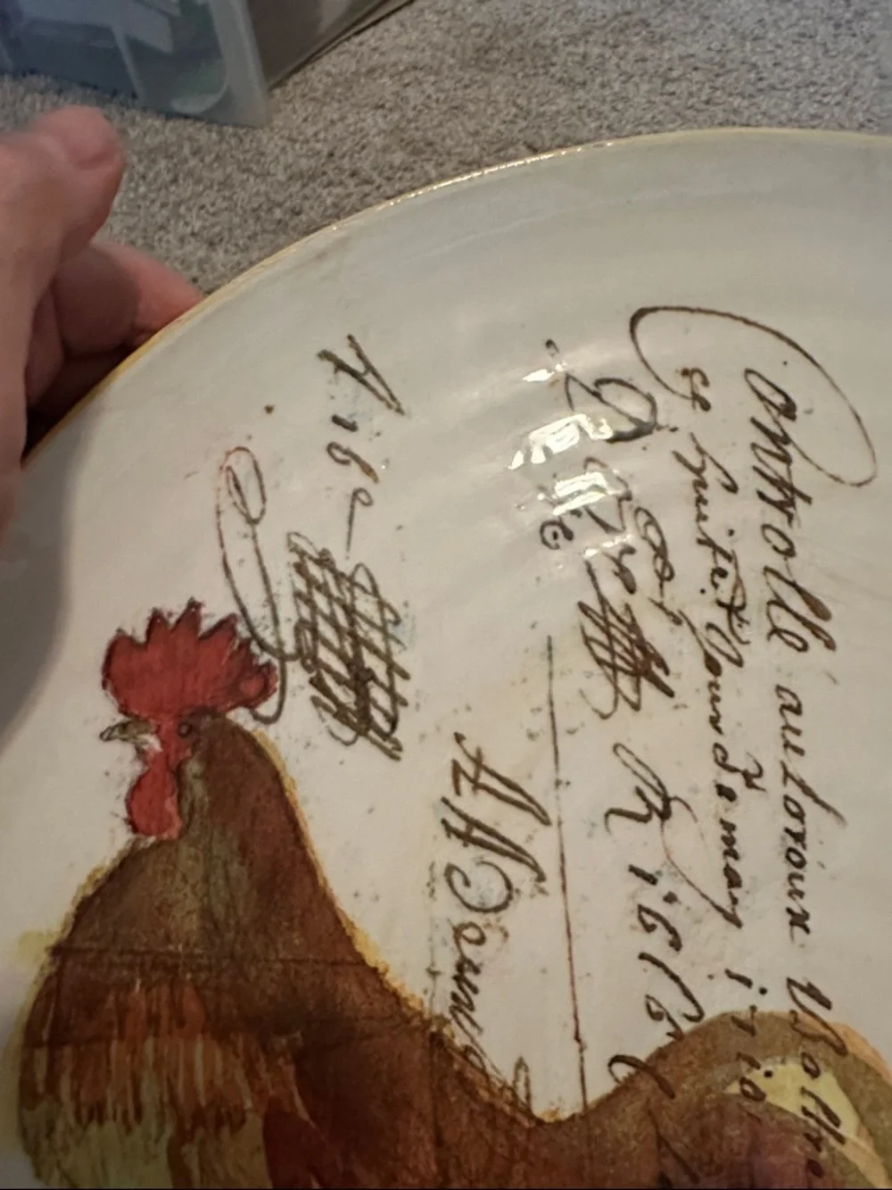 Williams Sonoma Williams Sonoma Rooster Platter -2008